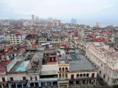 <p>Una vista de La Habana desde el Hotel Sevilla, paseo del Prado. </p>