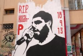 <p>Un mural dedicado a Pavlos Fyssas.</p>