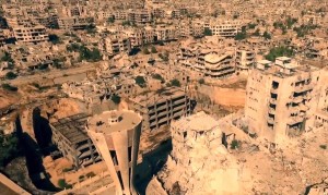<p>Imágenes de Damasco, tomadas por un dron.</p>