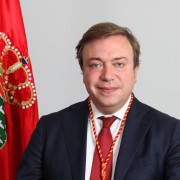 <p>Juan Soler, alcalde de Getafe, en una foto de la web del ayuntamiento.</p>