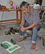 <p>El artista y activista social Alfredo López Casanova en su taller de México D.F.</p>