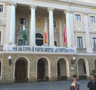 <p>Fachada del Ayuntamiento de Cádiz. </p>