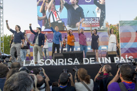 <p>Cierre de campaña de Unidos Podemos en Madrid.</p>