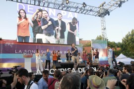 <p>Cierre de campaña de Unidos Podemos, en Madrid.</p>