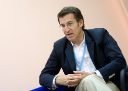 <p>Alberto Núñez Feijóo en la Convención del PP en Málaga.</p>