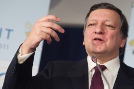 <p>José Manuel Durão Barroso, durante un cónclave del Partido Popular Europeo.</p>