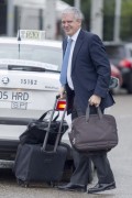 <p>El exsecretario del PP gallego Pablo Crespo, implicado en la trama Gürtel, a su llegada al juicio en la Audiencia Nacional.</p>