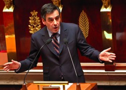 <p>François Fillon, durante un debate en la Asamblea Nacional.</p>