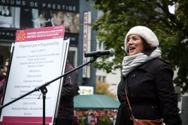 <p>Margaret Trudeau en la marcha por la salud mental de Montreal (2012) </p>