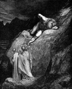 <p>Grabado de Gustave Doré para ilustrar el Canto XII de la Divina Comedia, Inferno, de Dante Alighieri.</p>