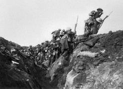 <p>Imagen de la Batalla de Somme, una de las más largas y sangrientas de la Primera Guerra Mundial (1916)</p>