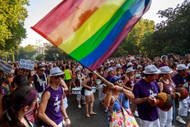 <p>Desfile del orgullo gay en Madrid, 2013.</p>