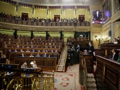 <p>El Congreso de los Diputados, durante la moción de censura a Mariano Rajoy. Junio de 2017.</p>