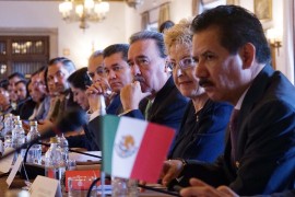 <p>Varios participantes de la XV Reunión Interparlamentaria México-España. Baiona (Pontevedra), julio de 2017.  </p>