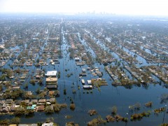 <p>Efectos del huracán Katrina en la ciudad de Nueva Orleans, Estados Unidos. Septiembre de 2005.</p>
