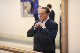 <p>Berlusconi en marzo de este año.</p>