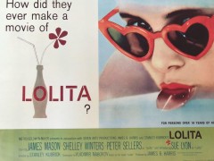 <p>Cartel de la película <em>Lolita </em>(Stanley Kubrick, 1962).</p>