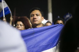 <p>Imagen durante las protestas ciudadanas en Nicaragua. Abril 2018. </p>