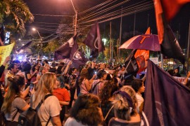 <p>Marcha contra los feminicidios en Asunción el viernes 7 de septiembre.</p>