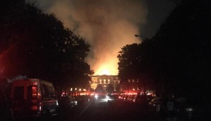 <p>Incendio del Museo Nacional de Brasil, en Río de Janeiro, el 2 de septiembre de 2018.</p>