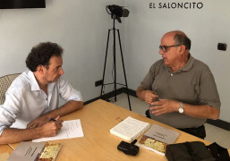 <p>Bruno Estrada y Emilio de la Peña durante la entrevista.</p>