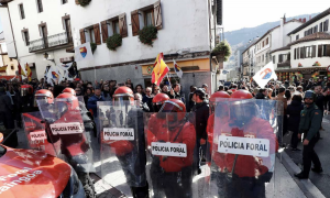 <p>Protestas en Alsasua, Navarra. </p>