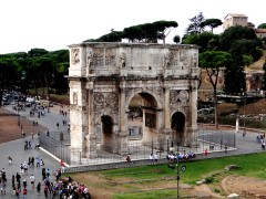 <p>Arco di Constantino, en Roma.</p>