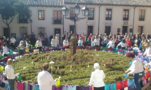 <p>Acto de homenaje a las víctimas de violencia machista en Vicálvaro.</p>