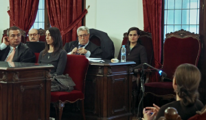 <p>Un fotograma del juicio por el asesinato de Isabel Carrasco, presidenta de la Diputación de León. </p>