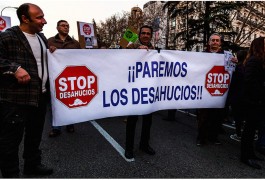 <p>Manifestación antidesahucios. / <strong>Barcex</strong></p>