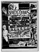 <p>Cartel del concierto de Voces Ceibes (1968).</p>