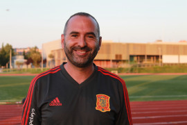 <p>Pedro López, seleccionador España sub-19</p>