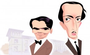 <p>Federico García Lorca y Salvador Dalí.</p>
