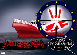 <p>UE, ONG, criminalizar rescates </p>
