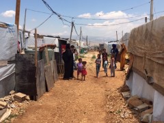 <p>Campo de refugiados del Líbano. </p>