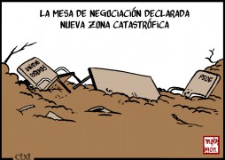 <p>Mesa de negociación, PSOE, Unidas Podemos.</p>