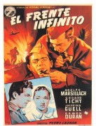 <p>Cartel de 'El frente infinito' (Pedro Lazaga, 1956).</p>