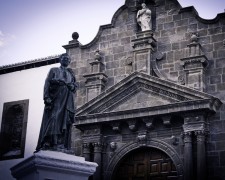 <p>Estatua del padre Díaz en Santa Cruz de la Palma.</p>