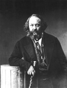 <p>Retrato de Bakunin tomado en 1860.</p>