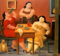 <p>'Tres mujeres bebiendo' (2006), Fernando Botero. </p>