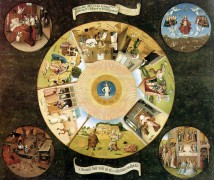 <p>'La mesa de los siete pecados capitales', de El Bosco.</p>