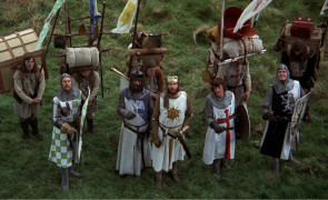 <p>'Los caballeros de la mesa cuadrada' (1975), Monty Python.</p>