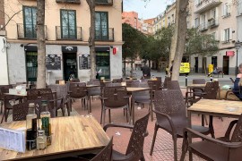 <p>Terraza de un bar en Madrid. </p>
