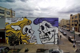 <p>Till death do us part, 2016. Edificio del Bushwick Collective, Brooklyn, Nueva York</p>