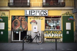 <p>Librería en Malasaña (Madrid).</p>