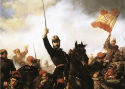 <p><em>El general Prim en la batalla de Tetuán</em> (1865).</p>