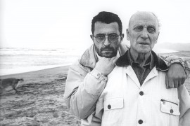 <p>Georges y Josep Bartoli en Saint-Cyprien en 1991.</p>