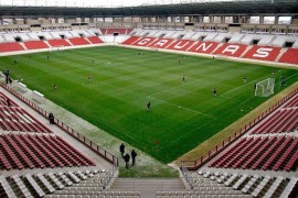 <p>Estadio municipal La Gaunas. </p>