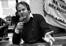 <p>David Graeber en Ámsterdam en 2015. </p>