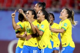 <p>Selección Femenina de Brasil.</p>